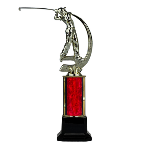 Trofeo de Tubo con Figura Serie 41 de Golf